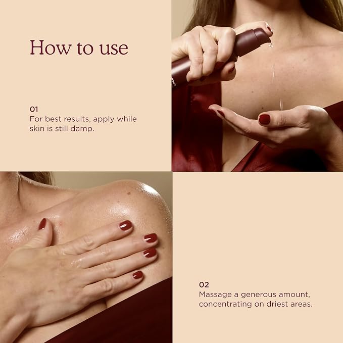 HANNI Good Aura Dry Body Oil, Lightweight After-Shower Moisturizer - Image 4