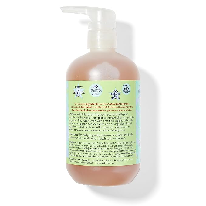 California Kids Chillax Shampoo and Bodywash | 100% Plant-Based | Gentle - Image 2
