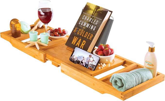 Wooden Bathtub Tray by Bamb%C3%BCsi