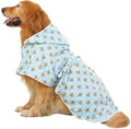 HDE Dog Bathrobe Super Absorbent Quick Drying Puppy Towel Wrap Coat Adjustable by HDE