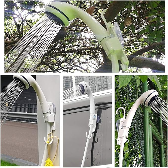 Iron Hammer Portable Shower Camping Shower Outdoor Shower Handheld Electric - Image 8