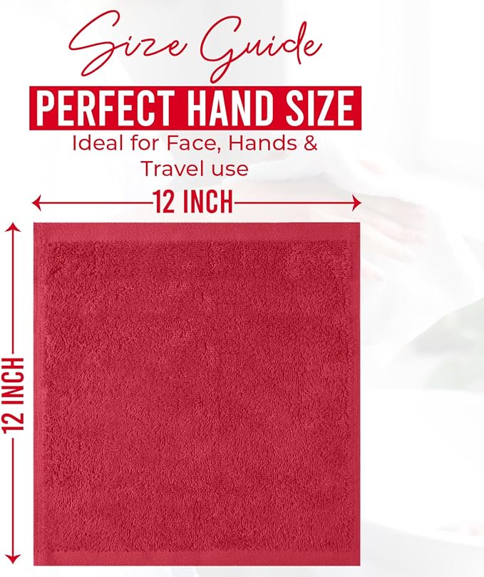DAN RIVER 12 Pack Wash Cloths for Showering - Image 2