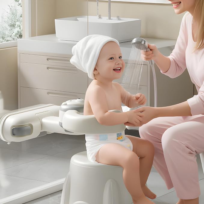 Adjustable Baby Bath Stand by Unknown
