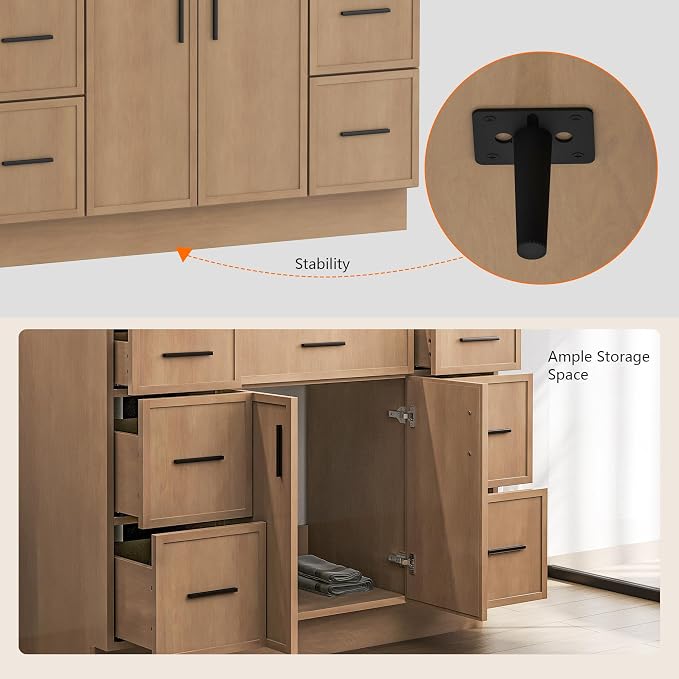 48 Inch Bathroom Vanity with Sink - Image 6