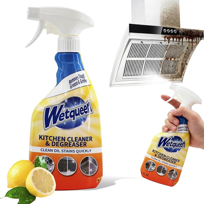WETQUEEN All Purpose Cleaner Spray, Heavy Duty Kitchen Degreaser Foam Spray by Unknown