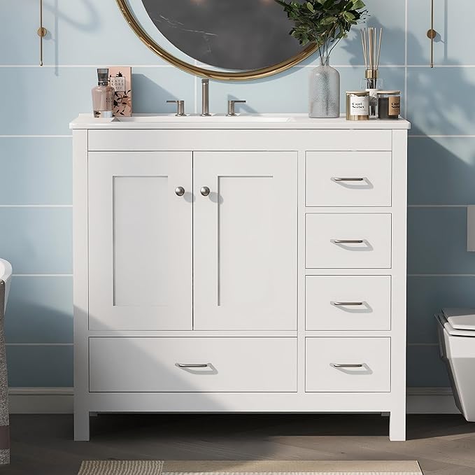 Harper & Bright Designs 36" Bathroom Vanity - Image 3
