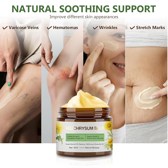 Helichrysum Balm, Natural Soothes & Repairs Bruised & Fragile Skin, Improve - Image 5