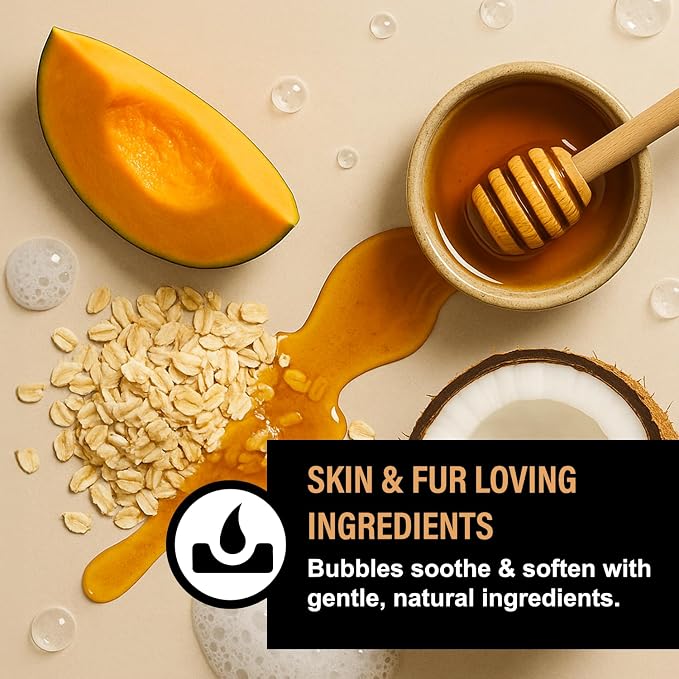 Dog Shampoo Alternative – Oatmeal & Honey Dog Bubble Bath - Image 9
