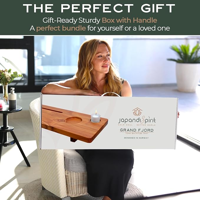 Grand Fjord | Teak Bathtub Tray - Image 9