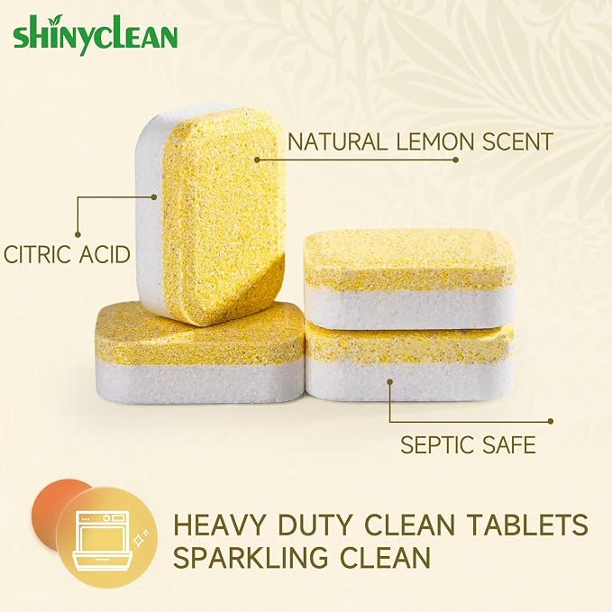 Heavy Duty Dishwasher Cleaning Tablets | Natural Dishwasher Cleaner and - Image 6