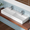 Eridanus Bathroom Vessel Sinks 48" x 16.5", Premium Wall Mount Bathroom Vanity by ERIDANUS