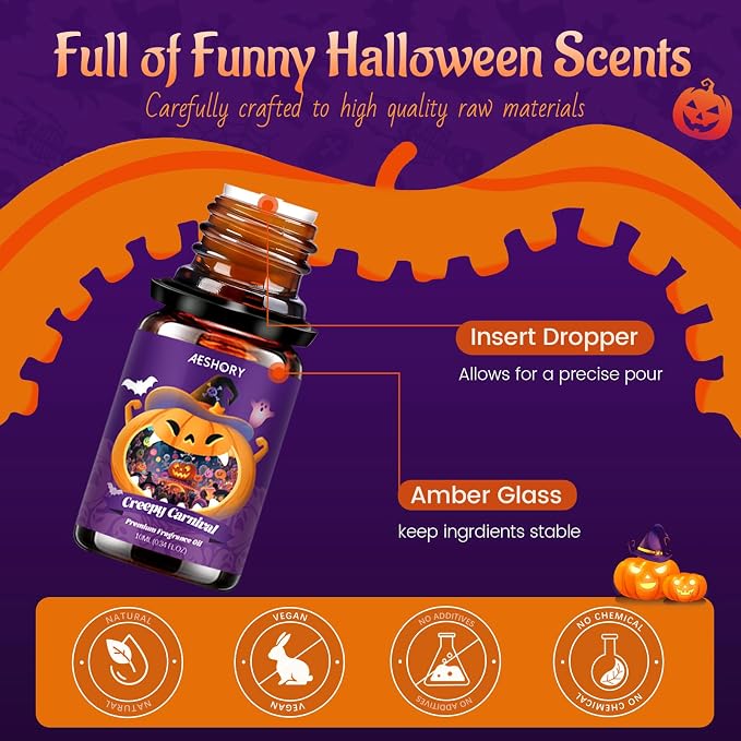 Halloween Fragrance Oil Set, Fall Essential Oils - Image 2