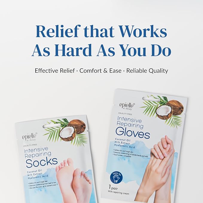 Epielle Intensive Repairing Hand Mask 6 Pairs, Deep Moisturizing Gloves - Image 8