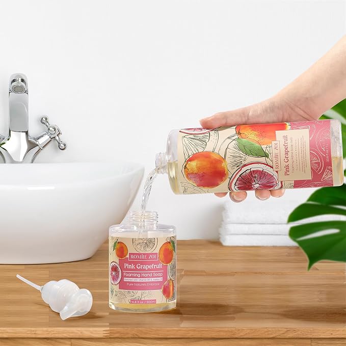 ROMIIE ZOI Foaming Hand Soap Refill, Gentle & Moisturizing Formula, 1 L/ 33.8 - Image 4