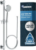 HammerHead Showers® Solid Metal 27.5 Inch Shower Slide Bar Set and Handheld by HammerHeadShowers