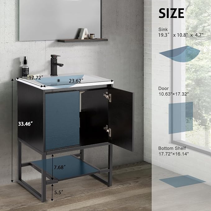 LUCKWIND 24" Bathroom Vanity - Image 2