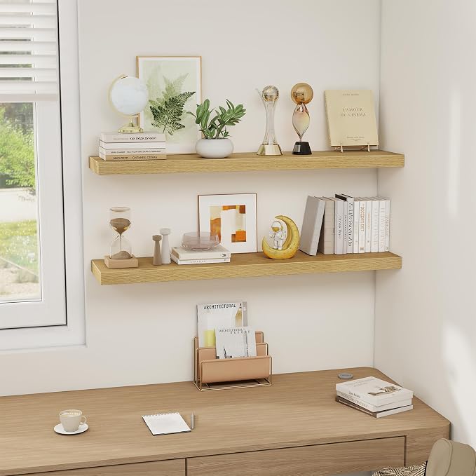 Floating Shelves Wall Shelf 40 Inch, 8 Inch Deep Floating Shelf - Image 2