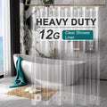 AmazerBath Heavy Duty Shower Curtain Liner 12 Gauge, 72 x 84 Inches Clear by AmazerBath