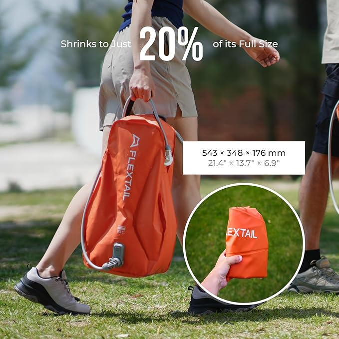 FLEXTAILGEAR Camping Shower Bag - Image 2