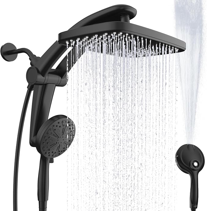 Rain Shower Head with Handheld High Pressure rainfall Shower Heads with by Razime