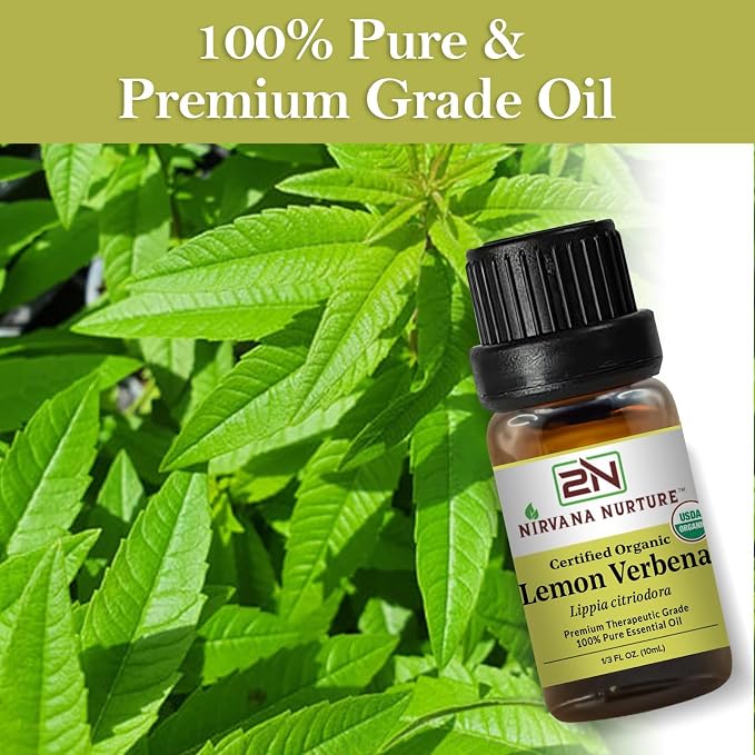 Lemon Verbena Essential Oil USDA Certified Organic, 100% Pure Natural Premium - Image 5