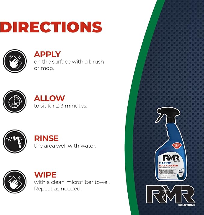 RMR Marine Hull Cleaner, Heavy Duty Boat Wash - Image 4