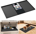URMONA Waterproof Silicone Under Sink Mat 37'' x 22'' Shelf Liner by URMONA
