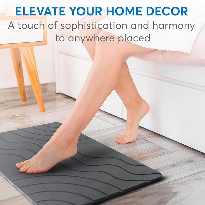 Stone Bath Mat – Quick Drying Diatomaceous Earth Bath Mat, Super Absorbent - Image 7