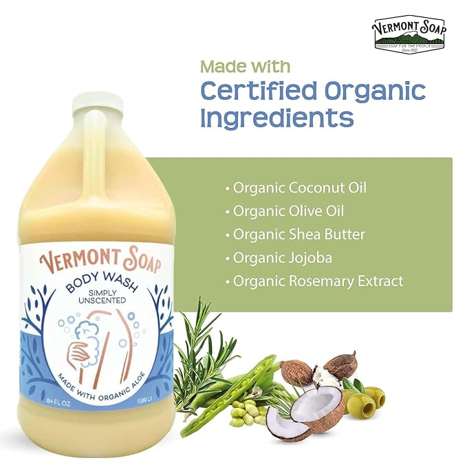 VERMONT SOAP Body Wash, Natural Body Wash - Image 3