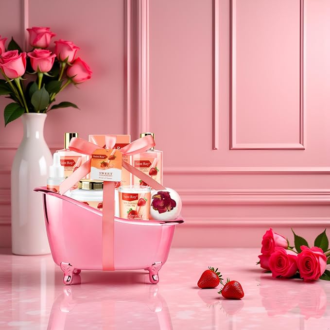 Spa Kit for Women, Bath & Body Gift Set, Luxury Home Spa Bath Gift Basket - Image 8