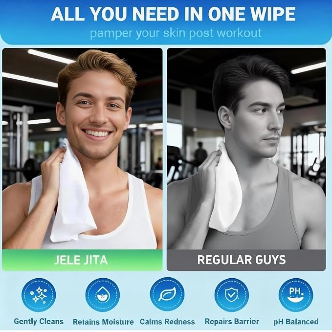 Ultra Gentle Body Wipes No Rinse, 60 Individually Wrapped Personal Hygiene - Image 5