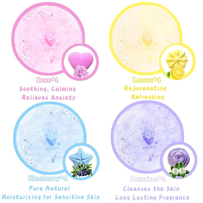 Bath Bombs, 32 Pack Foot Soak - Image 4