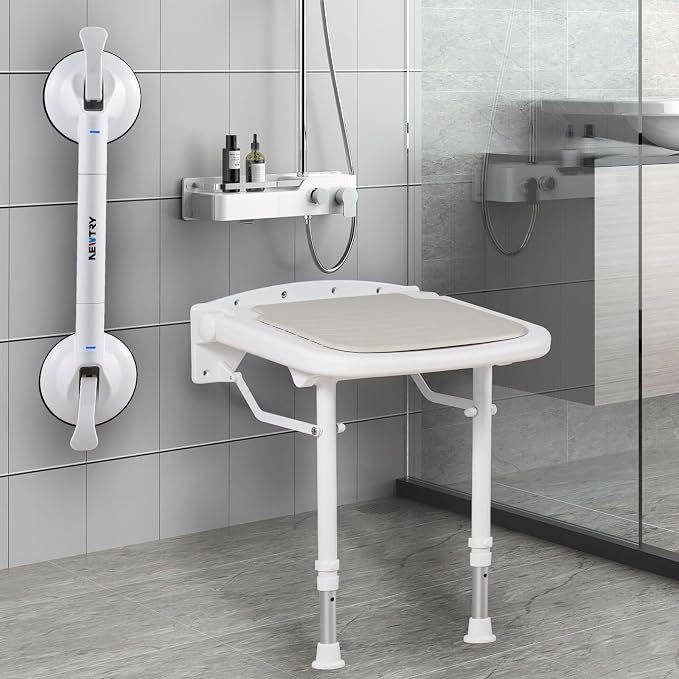 NEWTRY Wall Mounted Shower Seats - Image 7