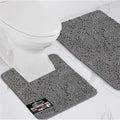 GORILLA GRIP Bathroom Rug Sets, Soft Chenille 2 Piece Area Rugs Set, Toilet by GorillaGrip