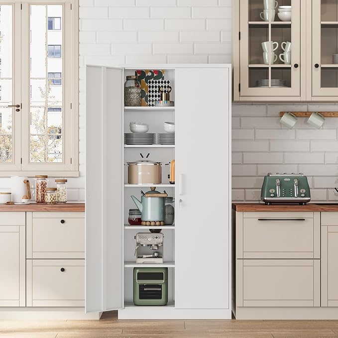 Metal Storage Cabinet-72” Tall Steel File Cabinets - Image 9