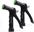 Hose Nozzle 2 Pack, Full Size Pistol Grip Water Nozzle Sprayer by IRRIGLAD