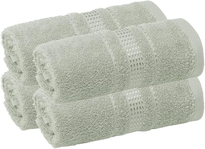 Melissa Linen, Fingertip Towels 4 Pack, 100% Turkish Cotton, Small Hand Towels by MelissaLinen
