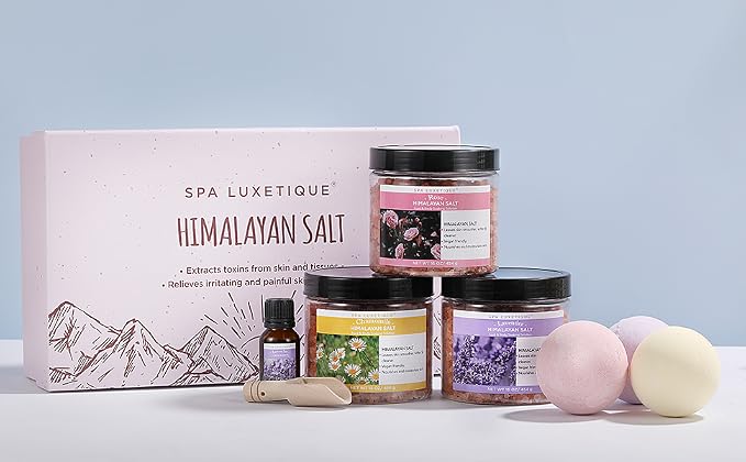 Spa Luxetique Epsom Salts for Soaking, 3.17lbs Bath Salts Gifts - Image 7
