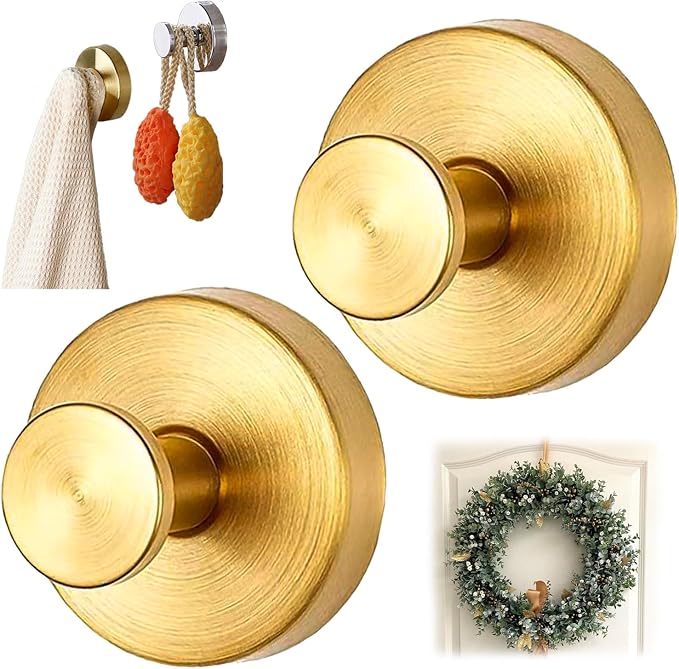 2-Pack Removable & Reusable Suction Cup Hooks by ALLVANA