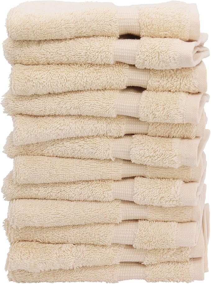 Luxury Hotel & Spa Towel 100% Genuine Turkish Cotton Wash Cloths - Image 2