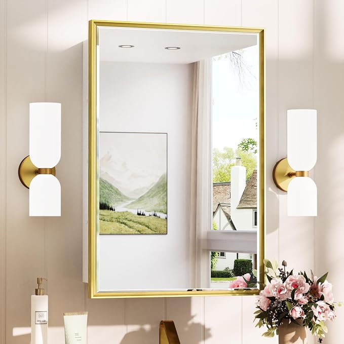 TokeShimi 17x25 Recessed Medicine Cabinet by RefinedBathroomAccessories