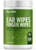 Dog Ear Cleaning Finger Wipes by PetMD