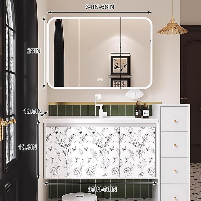 52IN Bathroom Vanity with Sink - Image 2