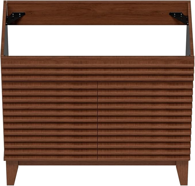 ROOMTEC 36" Bathroom Vanity, Mid-Century Freestanding Bathroom Cabinet Vanity - Image 7