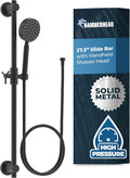 HammerHead Showers® Solid Metal 27.5 Inch Shower Slide Bar Set and Handheld by HammerHeadShowers
