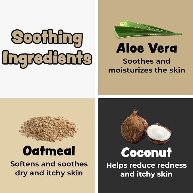Oatmeal Dog Shampoo for Itchy Skin Relief - Image 3