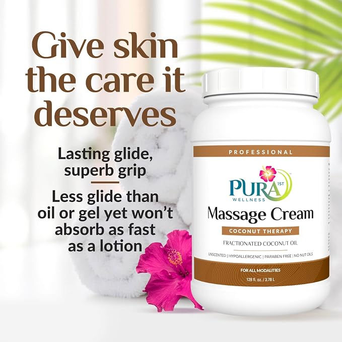 Coconut Therapy Massage Cream, Coconut Massage, Professional Deep Tissue Therapy - Image 2