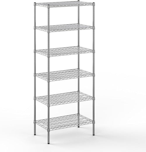 18" Deep x 30" Wide x 74" Height Wire Shelving Kit | 6-Tier | NSF Commercial by Regal+Altair
