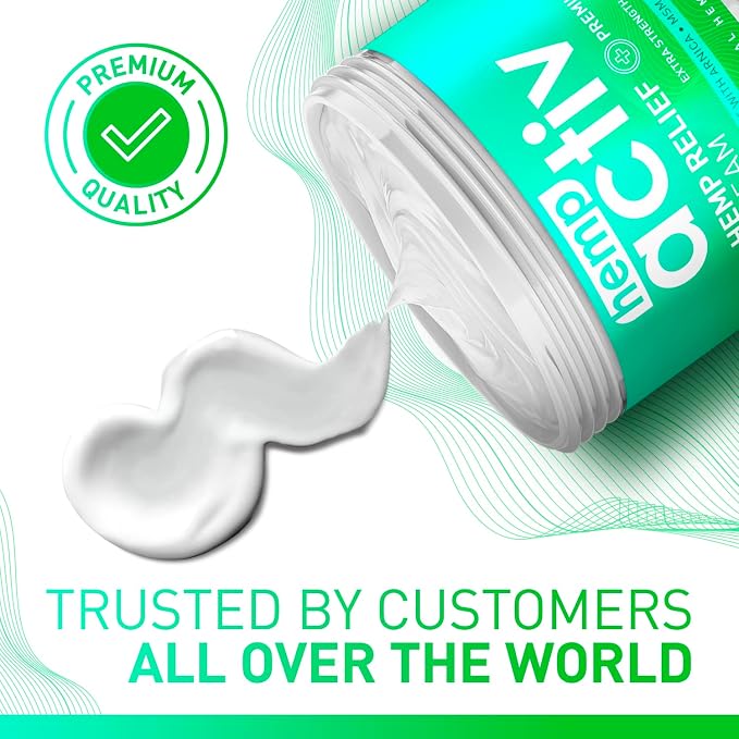 Cooling Hemp Cream – Menthol, MSM & Arnica – Fast-Absorbing, Non-Greasy Formula - Image 6