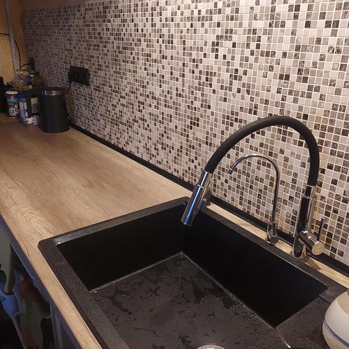 118inch Water Guard for Kitchen Sink，Silicone Rubber Kitchen Splash Guard - Image 4